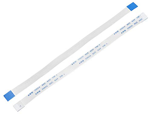 sourcing map Câble plat flexible, 13 broches, pas de 0,5 mm, 150 mm, FPC FFC, câble ruban flexible pour TV LCD, voiture, lecteur DVD, ordinateur portable, 5 pièces (type A)