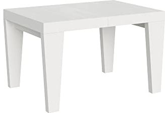 Itamoby, Spimbo Ausziehtisch weiß Esche 90 x 130 cm lang 390 cm