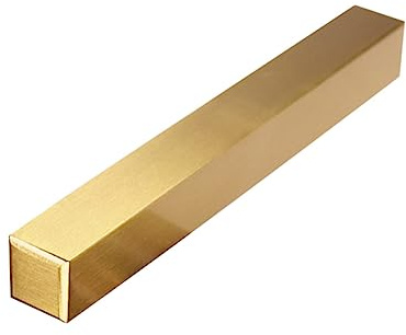 Quadratischer Briefbeschwerer aus Kupfer, Goldfarben, 1 Stück | Chinesisches Kalligraphie Werkzeug, Leicht und Tragbar, Passend für Geburtstage und Wohnraumdekoration