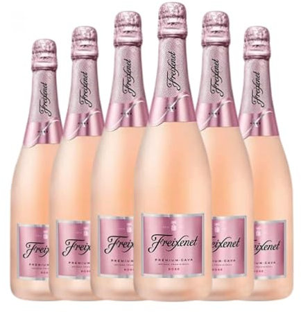 EspumosoFreixenetCava Carta Rosé Seco Cava 75 cl Espumoso rosado (Caja de 6 Botellas de 75 cl)