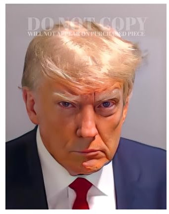 Fotografía de Donald Trump Mugshot de 8 x 10 pulgadas, magnífico retrato de foto de taza 2023, histórica Atlanta, Georgia arresto, acusado, Estados Unidos, 45º presidente, Estados Unidos, foto rara,