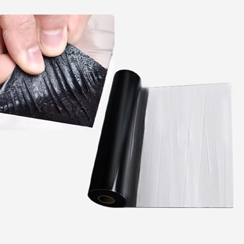 NIANXINN Selbstklebend Bitumen Aluband Reparaturband Dichtband,Wasserdichtes Butylband,Dachdeckerband,Für Lecks,Risse,Wandrohr,Schornstein,Dach,Reparatur Dichtmittel,Breite x Länge (0.2x6m)
