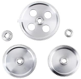 SSIMOO 5 Stück EIN Satz Simant S/N: 10085B Dreh- und Fräsmaschinen C1 M1 Metallgetriebe Mini-Drehmaschine Zahnräder Metall Kindly
