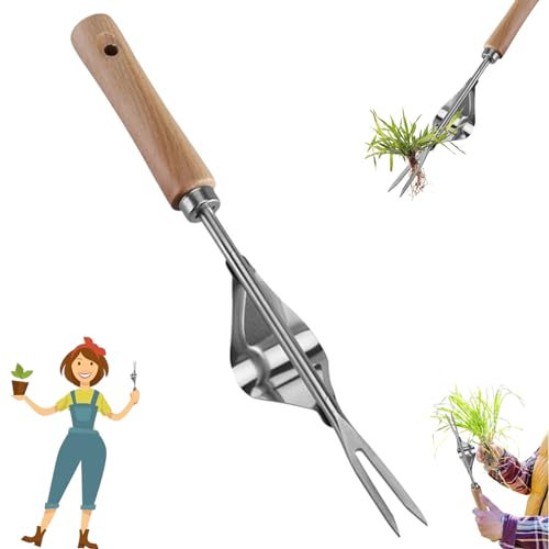 Lyoveu Arrache Mauvaise Herbe,Couteau Désherbeur,desherbeur Manuel,désherbant,rateau De Désherbage,désherbeur,Outil De Désherbage De Jardin Bracelet De Jardinage De Désherbeur-A