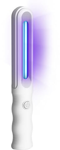 UV Light Sanitizer Wand, Portable UV Light Disinfection Lamp, Handheld Mini UV Sanitizer Light for Home Hotel Travel Car, UV Wand Sterilizer Lamp Kills 99% of Germs Viruses