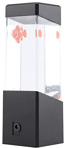 Aquarium-Lampe, Lampe, Tanks, Stimmungslampe, LED für Zuhause, Büro, Wohnzimmer, Dekoration, Erwachsene, Geburtstagsgeschenke, Büro-Dekoration, Quallen-Licht, Stress-Lampe