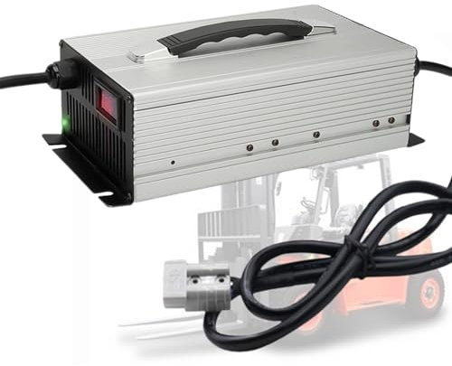 WLEJSL Caricabatterie Carrelli Elevatori 24V 50A Caricabatterie Batterie Piombo Caricabatterie Elettrico Ad Alta Potenza con Display A LED Carrelli Elevatori Elettrici,350A