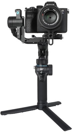 Feiyu SCORP Mini 2 [Combo] All in One Gimbal Stabilizer for Mirrorless Camera/Smartphone/Action Cameras,Built-in AI Tracker,Native Vertical Shooting,1200G Payload,with Sling Handgrip and OLED Screen