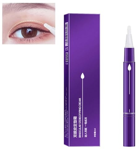 Doppel Augenlid Stift, Kleber, Augenlid Stripes Unsichtbar, Unsichtbare Styling Creme, Langanhaltend, Flüssiges Schlupflider Tapes, Aufkleber Creme, Doppel Augenlid Serum (1PC)