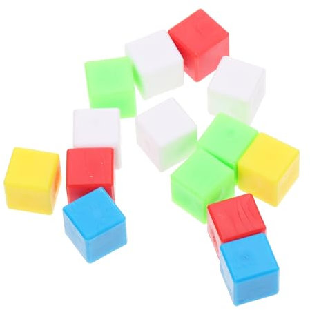 CHICAMPERA Mathematische Lernwürfel Für Grundschule Kinder 100 Bunte Kleine Kunststoffwürfel Unterrichtsmaterial Für Sortieren Zählen Und Geometrische Übungen