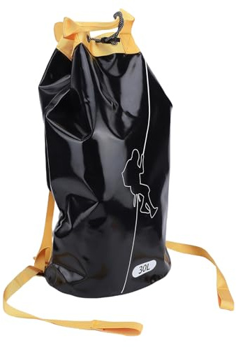 LUCKDANO Seilsack Klettern 45L Professioneller PVC-Kletterseilsack Outdoor-Abenteuerausrüstung Aufbewahrungsrucksack mit Wasserdichtem Design Geeignet für Kletterrettung und Wasserfallabstieg (30L)