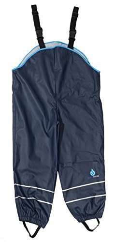 DRY KIDS Dungarees Fleece Lined - Navy 5/6yrs