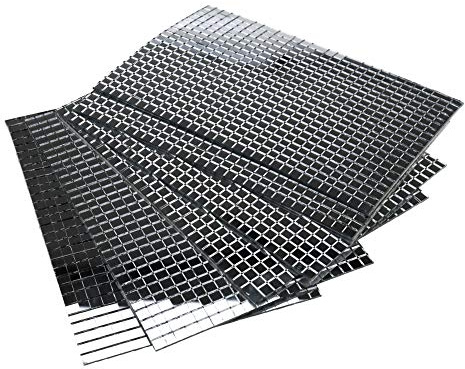Mosaik-Spiegelfliesen, selbstklebend, aus Echtglas, für Bastelarbeiten, klein, quadratisch, rund, 5 / 10 mm, 5x5mm …