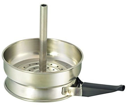 Shisha Kaminaufsatz Holzkohle Halter - Kitosun Hookah Zubehör Schornstein Topf zum Rauchen Hookah Holzkohle Brenner Wärmemanagementsystem Perfekt mit Keramischen Shisha Schüsseln | Wärmemanagementsystem, Wasserpfeifenzubehör
