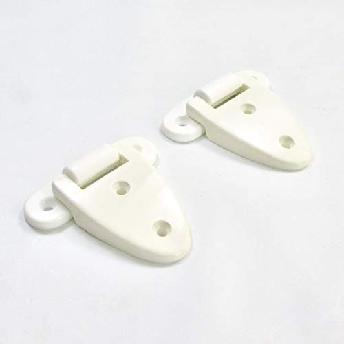 ajile Charnière penture plastique nylon BLANC 60 x 61,5 mm – Sachet de 2 pièces – CHP249x2-FBA