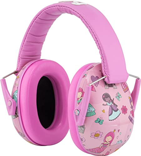 SnuG Kids Ear Defenders - Noise Cancelling Kopfhörer Protektoren für Kinder, Kleinkinder und Baby (Prinzessin)