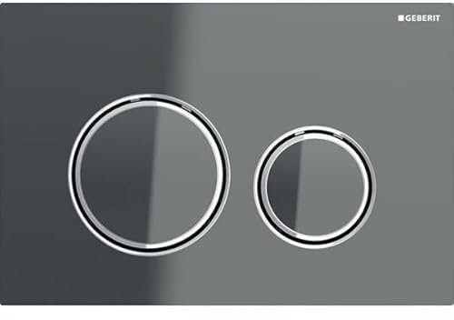 Geberit Sigma 21 Drückerplatte Glas Chrom/Lava für UP720, UP320, UP300 und UP700