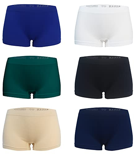 Libella Women Underwear Boxer Shorts Microfibre Boyshort Knickers 6er Pack Seamless 3908 UN2 L/XL
