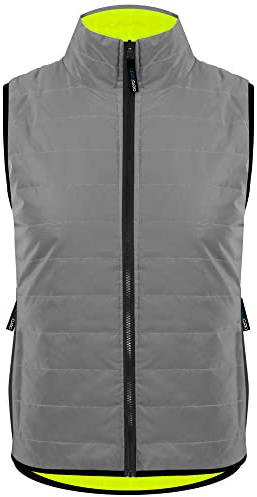 AERO|TECH|DESIGNS | Men's Sierra Reversible Cycling Vest | Safety Yellow | Small