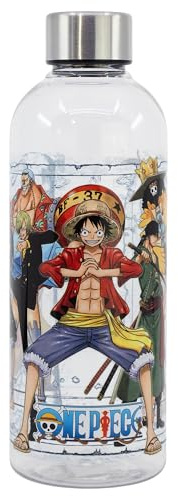 STOR Återanvändbar Vattenflaska One Piece 850ml Plast BPA-fri med Metallskruvkork Läcksäker för Skola Sport Arbete