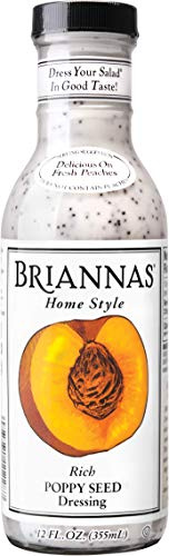Briannas Home Style Rich Poppy Seed Dressing 355ml (6 Pack)
