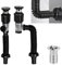 Siphon Waschbecken kit Siphon mit Ablaufgarnitur: Nizirioo Abflussrohr-Kit für Waschbecken und Spüle Badezimmer Waschbecken Abfluss Kit mit Flexibler Ablaufschlauch 300-1000mm Erweitert Werden Können