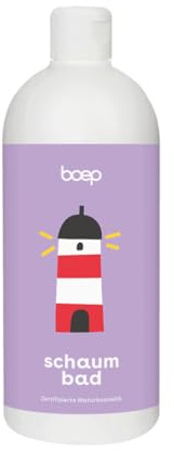 boep Skumbad för spädbarn och barn | Milt badskum med ekologisk ringblomma | Vegansk naturkosmetik | Utvecklad av en läkare och mamma (500 ml)