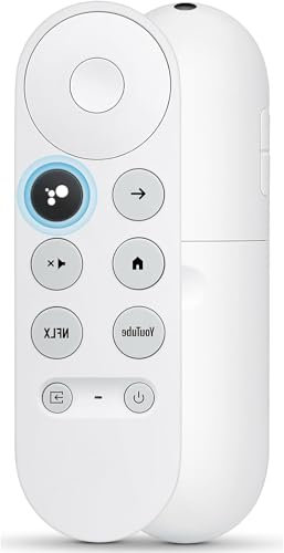Replacement Voice Remote Control for Google Chromecast 4k Snow Streaming Media Player,Remote for Chromecast with Google TV HD/4K,Voice Remote Controls Replacement(Remote Control Only)