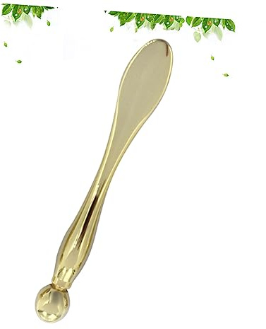 Augenmassagegerät Massagestab 1 Stück Zinklegierung Gold | Kompakt und Tragbar, Einfach Anzuwenden, für Augenpflege und Kosmetische Anwendung, Handliches Design