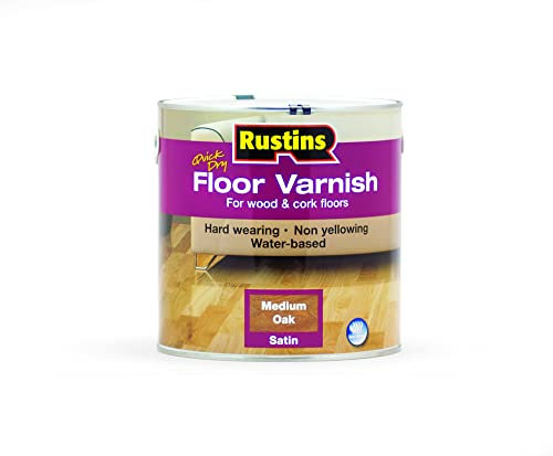 Rustins Floor Varnish Medium Oak 2.5L Satin