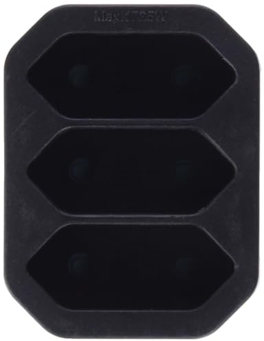 Kopp 471305006 Adapter 3-Fach, schwarz
