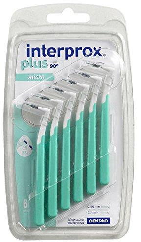 Interprox plus Cepillos interdentales verde micro 3 x 6 piezas
