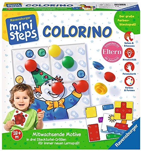 Ravensburger 04503 7 ministeps Colorino, Lernspiel für Kleinkinder ab 18 Monaten - So Wird Farben Lernen zum Kinderspiel - mit über 30 abwechslungsreichen Motiven