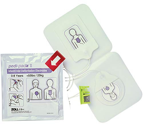 Zoll AED Plus Pedi-Padz II Pediatric Defibrillator Electrode Pads for Children Aged 1-8 Years