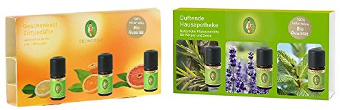 Primavera - Geschenkset Zitrusdüfte und Duftende Hausapotheke im Set (2 x 15 ml)
