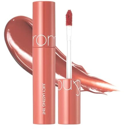rom&nd - Tinta labbra lucida a lunga tenuta (10 Nudy Peanut), 5,5 g