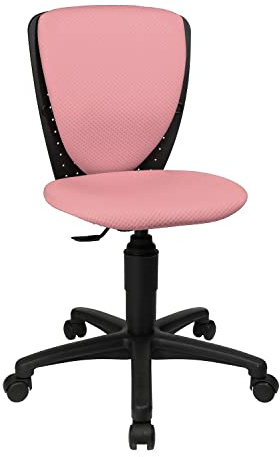 TOPSTAR Kinder Drehstuhl High S`Cool 3 Neue Stoffedition 3D Stoff (Pink)…
