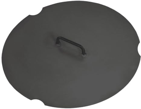 Deckel für Feuerschale Funkenschutz Grillabdeckung Abdeckung für Feuerstelle in 3 Größen (62cm)