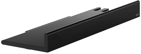 Keuco REVA ripiano per doccia 35 cm, con gancio e griglia rettangolare alta per doccia, alluminio nero opaco, Made in Germany, rimovibile, incl. viti e tasselli, cestino doccia per foratura