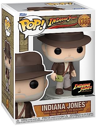 Funko Pop! Movies: Indiana Jones 5 - Indiana Jones - Vinyl-Sammelfigur - Geschenkidee - Offizielle Handelswaren - Spielzeug Für Kinder und Erwachsene - Movies Fans - Modellfigur Für Sammler