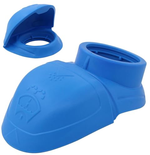 VZU 6V0955485, 000096706, Zubehör für Volkswagen Skoda Audi Großer Trichter für Wischwasserbehälter Verschlussdeckel, Verschlussdeckel Trichter, kompatibel mit VW Skoda, Blau