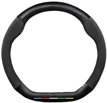 Lenkrad Bezug Lenkradbezug Aus Fell Fürs Auto Passend Für Mercedes Für Benz A B C E S-Klasse W204 W205 W212 W213 W176 GLC CLA AMG W177 Auto Lenkradbezug(Blau)