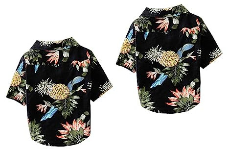 HAPINARY 2 Stück Hawaii-hundehemd Stilvolle Haustierbluse Welpenkleidung Atmungsaktiv Modisch Leicht Zu Tragen Größe Xs