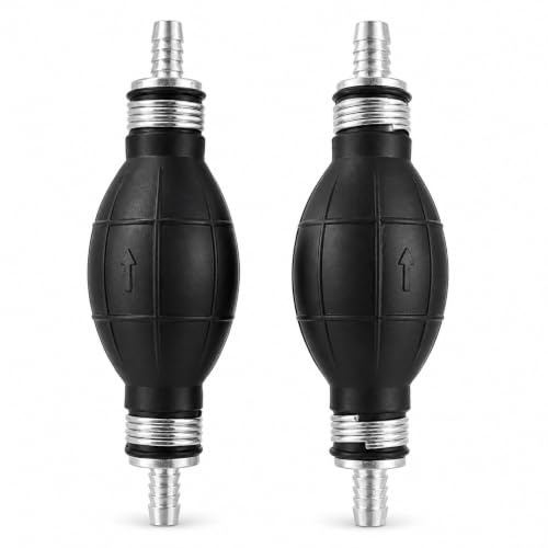 GVSS 2 Stück Kraftstoffpumpe 8 mm und 10 mm, Handpumpen für Dieselkraftstoff, manuelle Universalpumpe zum Übertragen von Gas, Benzin, Wasser und Flüssigkeiten