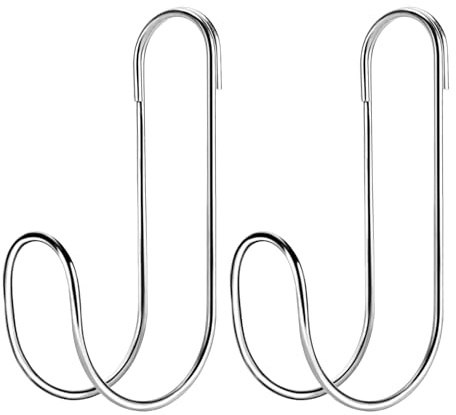 Wezalget Schlauchhalter Wand, 2er-Pack Edelstahl Gartenschlauchhalter, Robuster Wandmontage Schlauchaufhänger für Wasserschläuche Aufbewahrungs, Tragkraft bis zu 23 kg