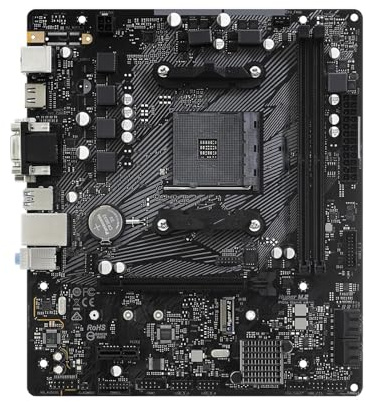 Carte mère de Jeu Carte mère Fit for ASROCK B550M-HDV B550 AM4 for Ryzen 7/5/3 5800X 5700X 5600X 3200G CPU DDR4 M.2 USB2.0 Micro ATX