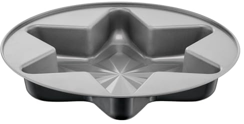Original Kaiser Stern-Backform X-mas 28 cm, Antihaftbeschichtung, Weihnachtsgebäck, Backform Motiv Weihnachten, gleichmäßiges backen, hitzebeständig bis 230 °C, einfache Reinigung, Made in Germany