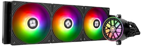 Thermalright AQUA ELITE 360 V6 ARGB Black CPU vätskekylare, 360 kylrader storlek, 3 x 120 mm vattenradiator, AMD: AM4/AM5, Intel LGA115X/1200/1700/1851, AIO CPU-kylare