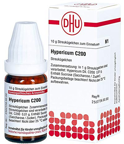 DHU Hypericum C200 Streukügelchen, 10 g Globuli
