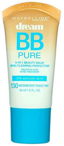 Maybelline Dream Fresh BB 8-in-1 Beauty Balm Skin Perfector SPF 30, Light/Medium, 1 oz (Pack of 4)